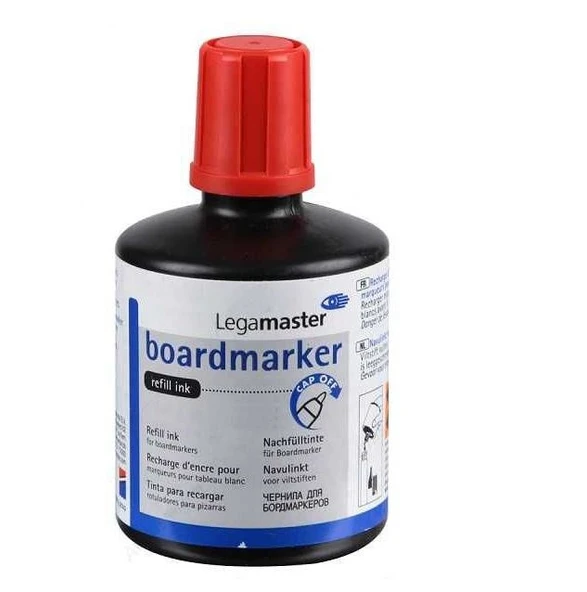 Edding Legamaster Tahta Kalemi Mürekkebi 100 Ml Kırmızı ürün görseli 1