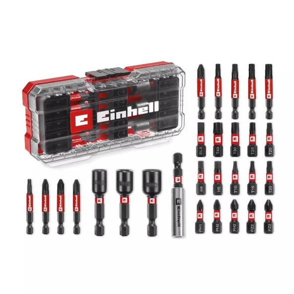 Einhell S-CASE 28 Parça Darbeye Dayanıklı Matkap Ucu Seti 49108703 ürün görseli 1