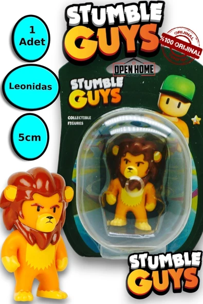 Stumble Guys 5 cm Tekli Figür  - Leonidas 1 ADET ürün görseli 1