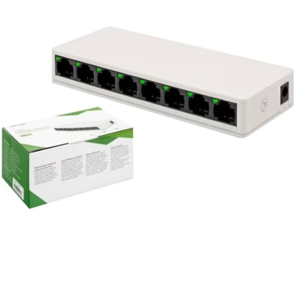 ZR473 8 Port Switch ürün görseli 1