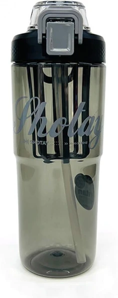 Shotay Class Tritan Bardak Matara 950Ml Siyah ürün görseli 1