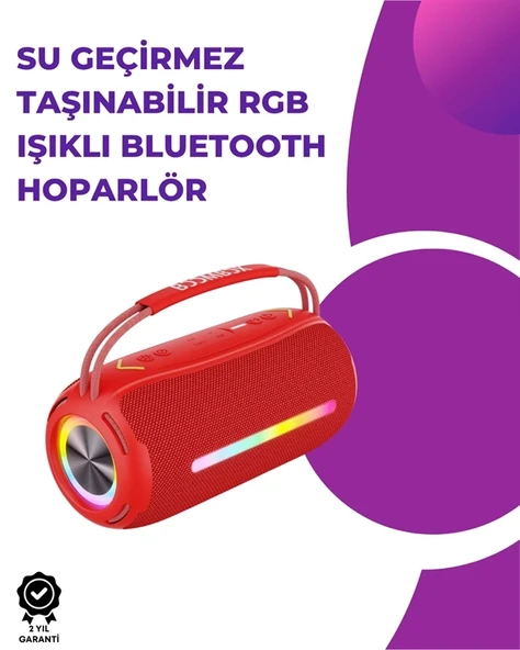 Bluetooth Kablosuz Hoparlör – Taşınabilir, Güçlü Ses P125205S4095 ürün görseli 1