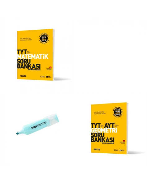 TYT Matematik Ve TYT-AYT Geometri Soru Bankası ürün görseli 1