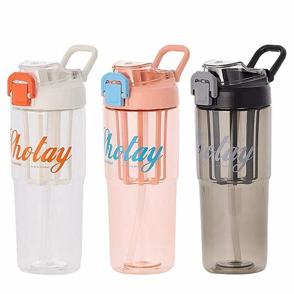 Shotay Class Tritan Bardak Matara 950Ml Siyah - Resim 3