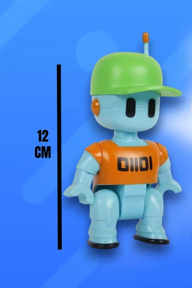 Stumble Guys Robot Figür 12 cm - Resim 2