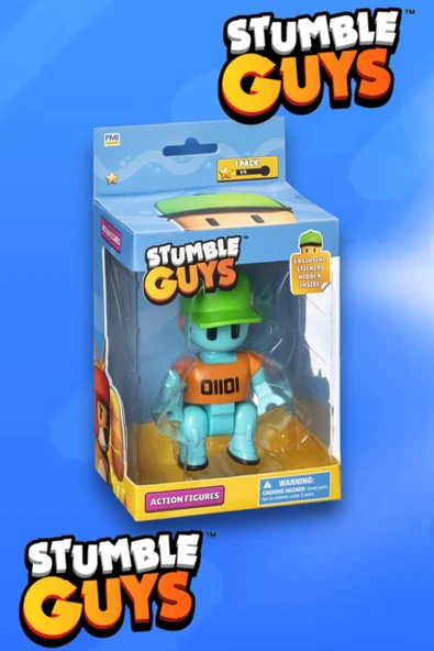 Stumble Guys Robot Figür 12 cm - Resim 4