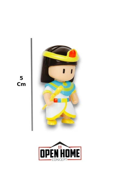Stumble Guys 5 cm Tekli Figür  - Cleopatra 1 ADET - Resim 2