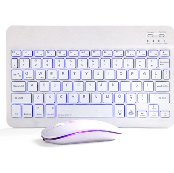 ZR954 Beyaz Rgb Km Set ürün görseli 1