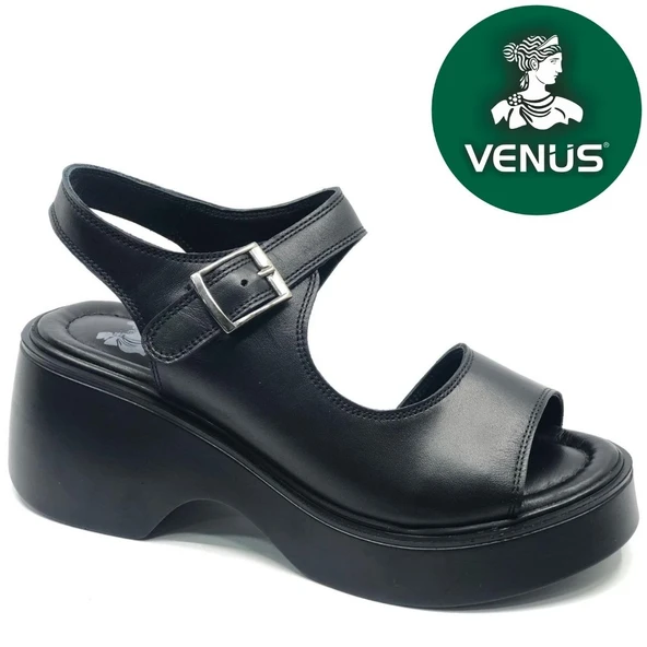 Venüs Buzzard Hakiki Deri Comfort Ortopedik Kadın Sandalet ürün görseli 1