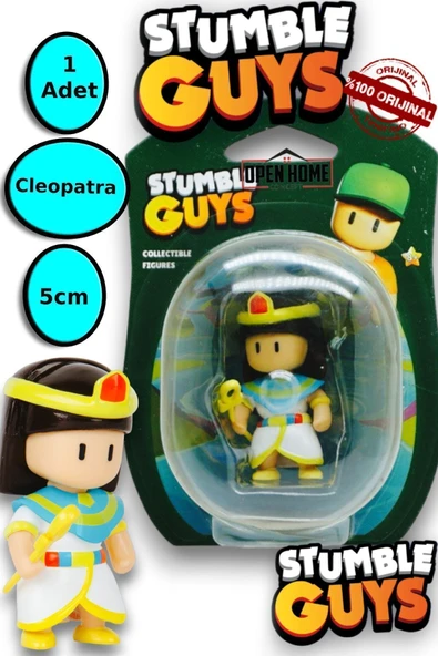 Stumble Guys 5 cm Tekli Figür  - Cleopatra 1 ADET ürün görseli 1