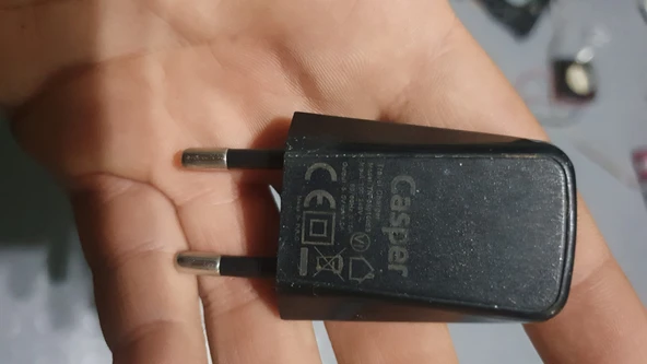 Casper sarj adaptörü 5v usb adaptör ikinci el - Resim 2