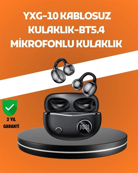 YXG10 Açık Kulak Bluetooth Kulaklık – Klipsli, Güvenli Spor Tasarım, 30 Saat Pil P125405S5941 ürün görseli 1