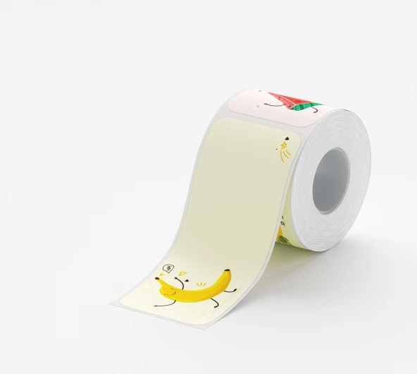 Niimbot T30X70mm 110 adet Meyve Partisi Desenli Etiket (B1,B21S,B3S,B21PRO) ürün görseli 1