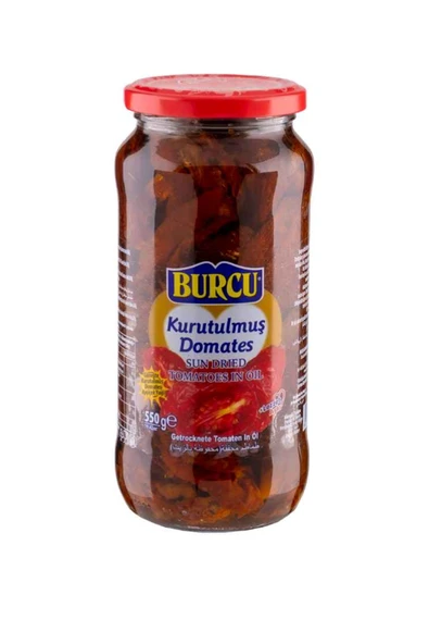 Burcu Güneşte Kurutulmuş Domates Cam Kavanoz 550 gr ürün görseli 1