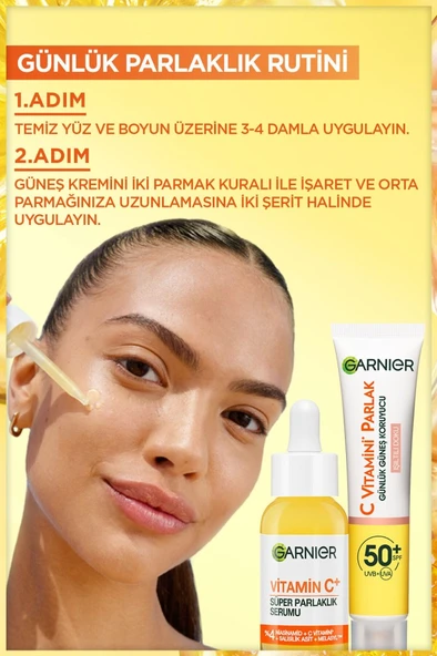 Garnier C Vitamini Parlak Süper Aydınlatıcı Serum 30ml - Resim 5