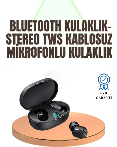 Kablosuz Kulak İçi Bluetooth Kulaklık Stereo Dokunmatik Kontrollü Kulaklık P125788S9730 ürün görseli 1