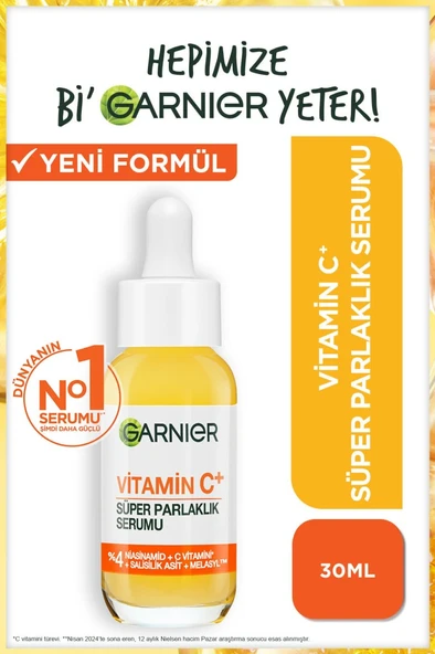 Garnier C Vitamini Parlak Süper Aydınlatıcı Serum 30ml ürün görseli 1