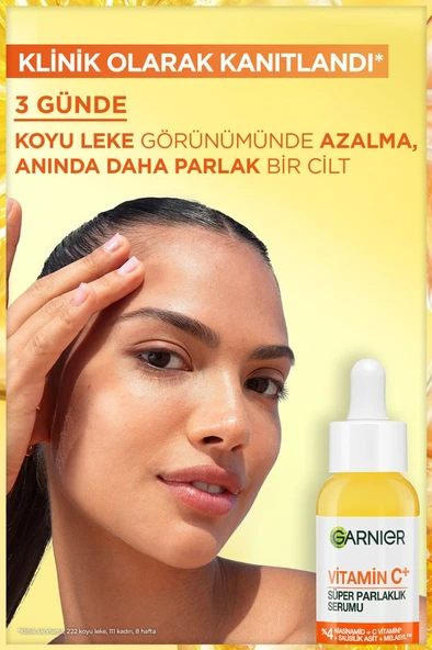 Garnier C Vitamini Parlak Süper Aydınlatıcı Serum 30ml - Resim 4