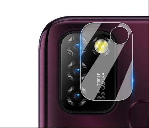 ECRMOBILE Infinix Hot 10 Lite Nano Cam Kamera Lens Koruyucu (2 Adet) ürün görseli 1
