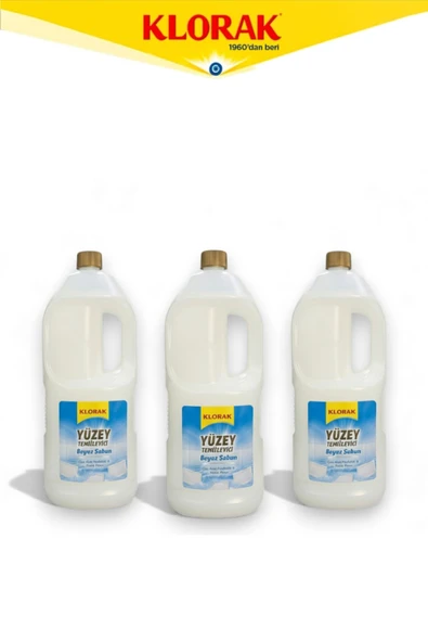 Klorak  Beyaz Sabun Yüzey Temizleyici 1970 Ml 3 Adet ürün görseli 1