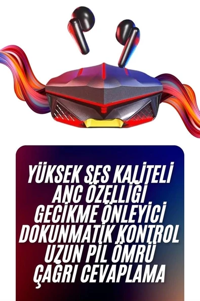 Bluetooth Kulaklık HD Ses Kaliteli Işıklı Metal Kasa Ios Android Uyumlu Mikrofonlu P126015S3086 ürün görseli 1