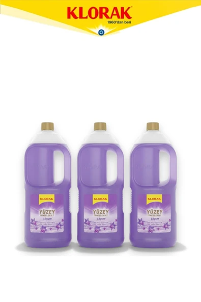 Klorak  Lilyum Yüzey Temizleyici 1970 Ml 3 Adet ürün görseli 1