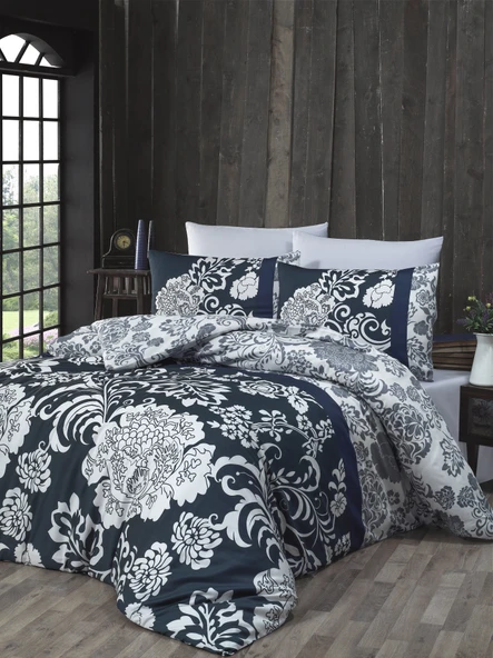 Komfort Home Tek Kişilik Exclusive Deluxe Saten Nevresim Takımı (Crısta) ürün görseli 1