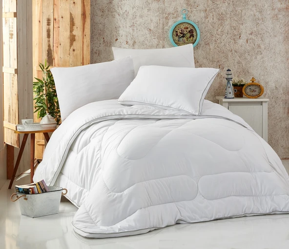 Komfort Home Çift Kişilik Microfiber Klimalı Yorgan +2 Yastık ürün görseli 1
