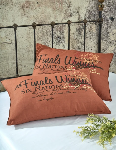 Komfort Home Baskılı Pamuklu Silikon Dolgulu Yastık 50x70 CM /1 Adet ürün görseli 1