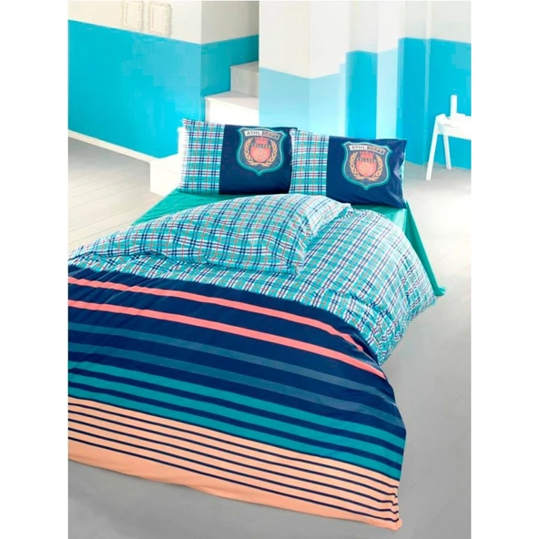 Komfort Home Tek Kişilik Ranforce Nevresim Takımı (Collage) ürün görseli 1