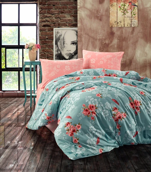 Komfort Home Tek Kişilik Ranforce Nevresim Takımı (Bienline) ürün görseli 1