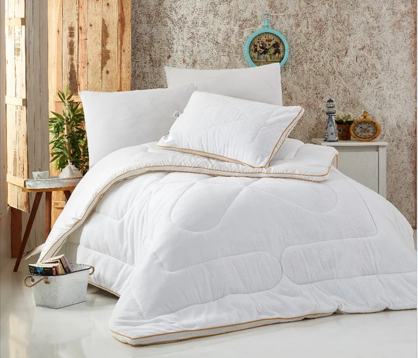 Komfort Home Çift Kişilik Welsoft-Micro Klimalı Yorgan +2 Yastık ürün görseli 1