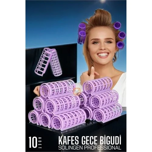Kafes Gece Bigudisi 2.5 cm 10 Adet Solingen Professional ürün görseli 1