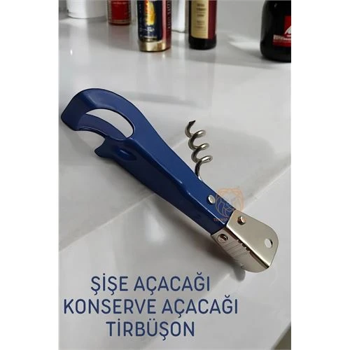 Multi Şişe Açacağı Tirbüşon Konserve Açacağı  Clovis ürün görseli 1
