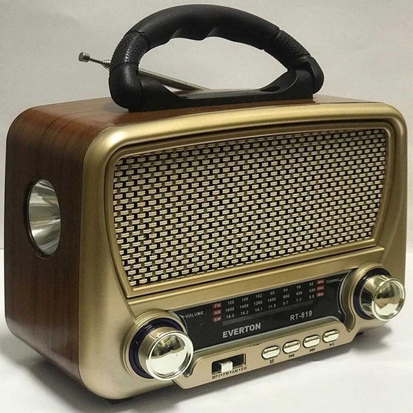 Bluetoothlu Nostaljik Radyo Usb Mp3 Player RT-819 ürün görseli 1