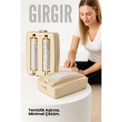 Gırgır - Kırıntı, Saç ve Tüy Toplayıcı El Süpürgesi (Portatif/Çift Fırçalı) ürün görseli 1