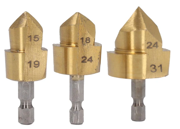 EUA AKKEMİK DMAX BORU GENİŞLETME VE DELME UC SETİ 3 PCS ürün görseli 1