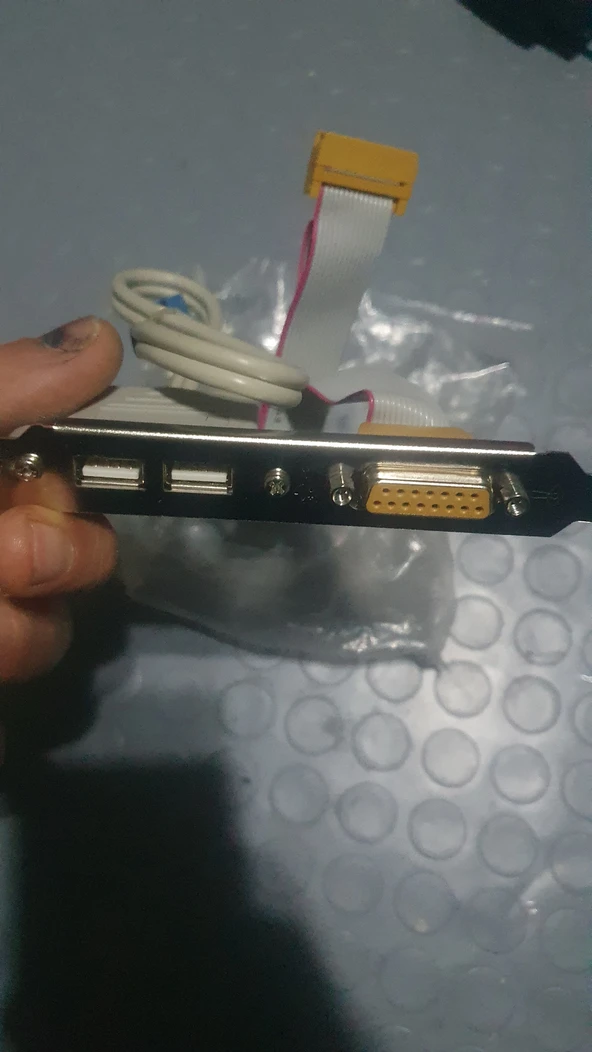 Bilgisayar vga usb girişi kablolu soket ürün görseli 1