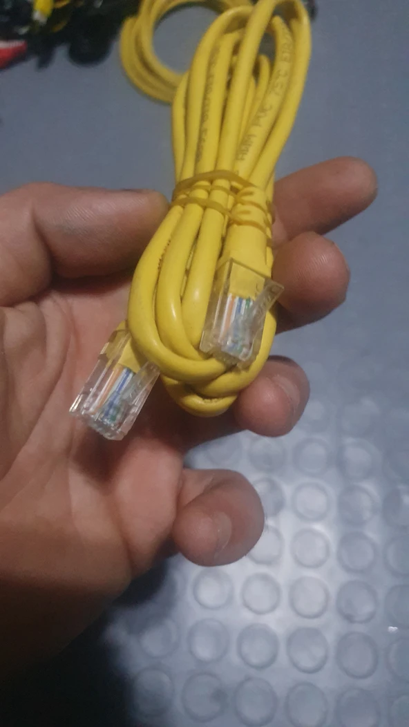 Modem kablo rj45 cat5 cat6 kablo 1.5 m - Resim 2