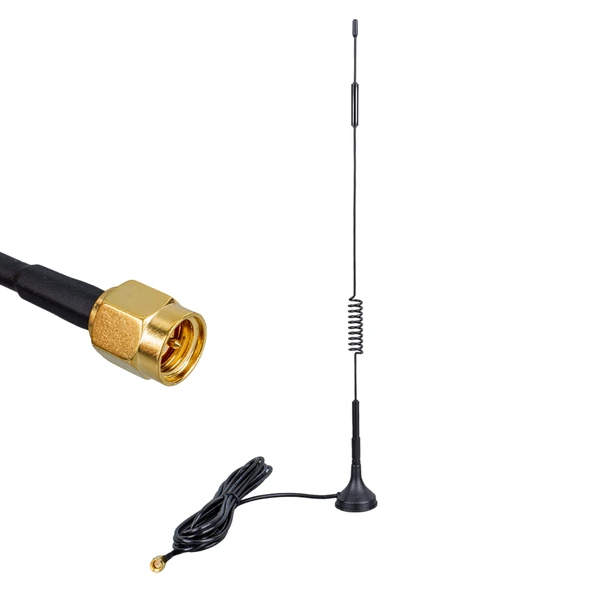 4G/LTE 5dBi Yaylı Modem Router Wifi Adaptör Anteni (3 Metre Kablo - 30 Cm Uzunluk) ürün görseli 1