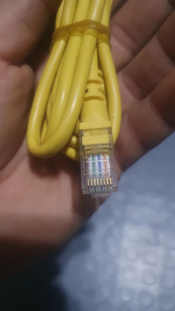 Modem kablo rj45 cat5 cat6 kablo 1.5 m ürün görseli 1