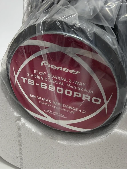 PTTAVM: Pioneer TS-6900PRO 6x9inç 2 Yollu Oval Hoparlör 600W (Kutusuz)
