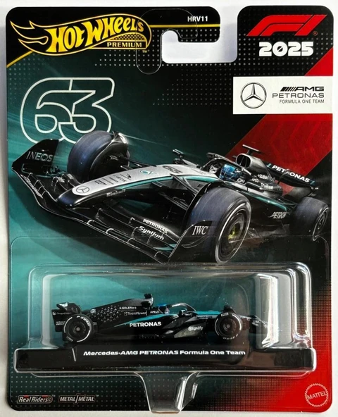Hot Wheels Premium Formula 1 Yarış Arabası Mercedes Formula 1 Team JKD80 'George Russel' ürün görseli 1