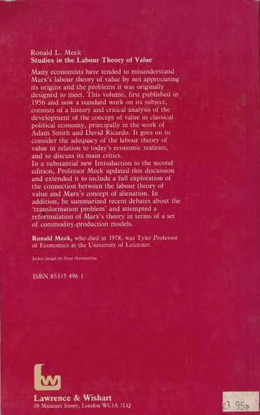 Studies in The Labour Theory of Value - Resim 2