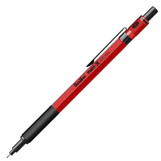 Scrikss Matri-x Versatil Kalem 0,5 Kutulu Uçlu Kalem Kırmızı ürün görseli 1