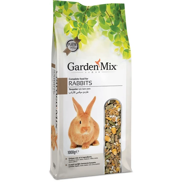 Gardenmix Platin Tavşan Yemi 1kg ürün görseli 1