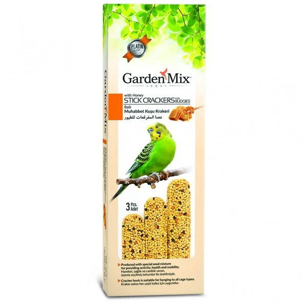 Gardenmix Platin Ballı Kuş Krakeri 3lü ürün görseli 1