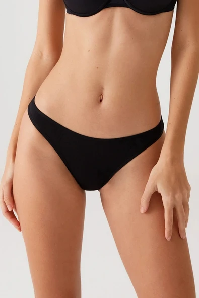 5'li Paket 2955 Pamuklu Basic Brief Normal Bel - Resim 3