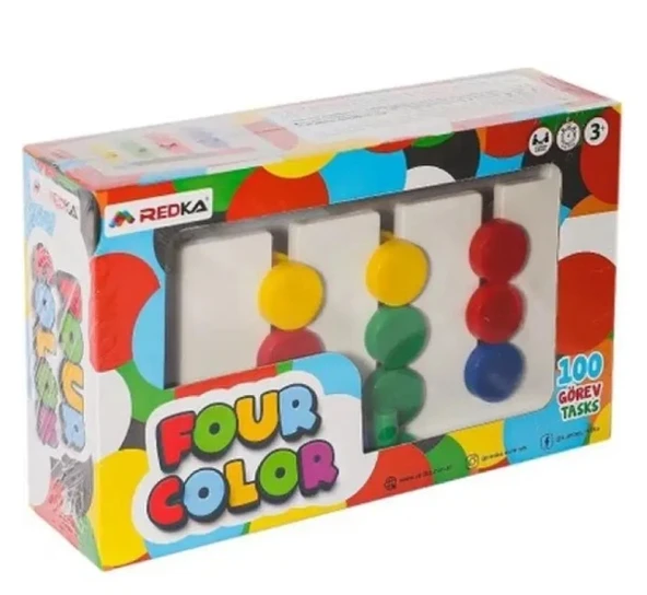 Redka Four Color 100 Görev Tasks Eğitici Oyuncak ürün görseli 1