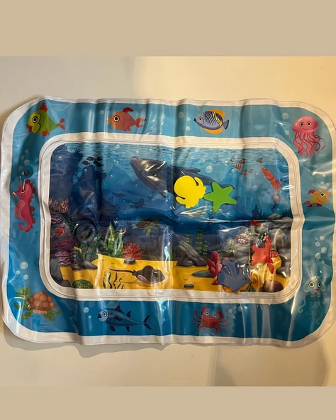 Bebek Su Matı Sızdırmazlık İlgi Çekici Grafikler Psikomotor Gelişimi 66x48 Cm ürün görseli 1